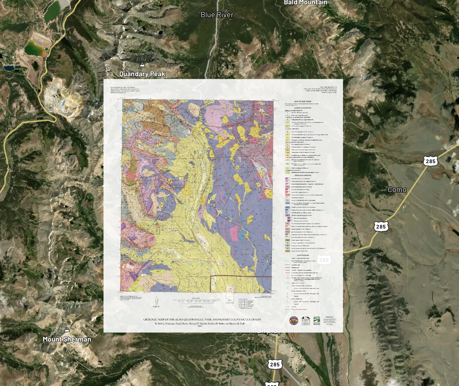Monarcha georeferencing interface